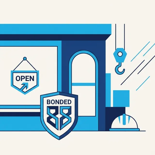 Illustration for the guide: How to Get Bonded with a Brand-New Business